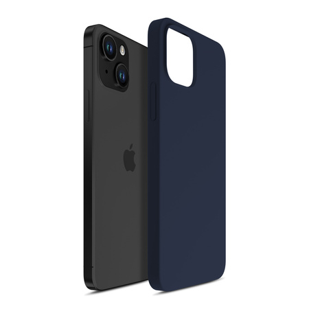 Apple iPhone 15 - 3mk Silicone Case Dark Navy