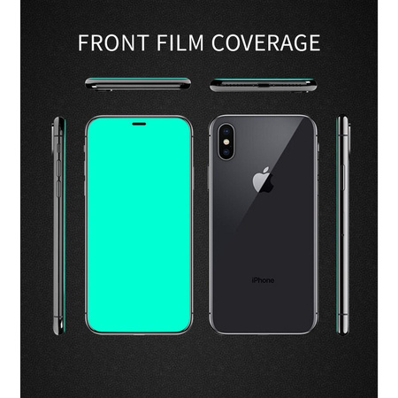 Szkło hartowane X-ONE Full Cover Extra Strong Crystal Clear - do iPhone 13/13 Pro/14 (full glue) czarny