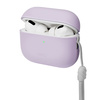 UNIQ etui Lino AirPods Pro 2 genSilicone (2022/2023) liliowy/lilac lavender