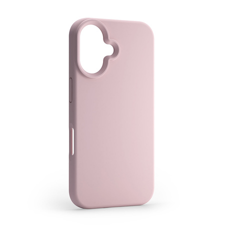 Nakładka Etteri Silicone Mag do iPhone 16 Plus 6,7" jasnoróżowa