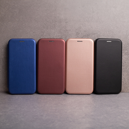 Etui Smart Diva do Samsung Galaxy M16 5G różowo-złote
