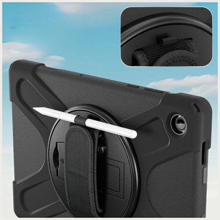 Etui 4smarts Rugged Case Grip do Samsung Galaxy Tab A11+ czarny