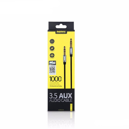 REMAX kabel aux mini jack 1m czarny