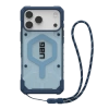 UAG Pathfinder Clear MagSafe Bundle Case mit Lanyard für iPhone 17 Pro Max - Blau
