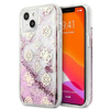 Guess GUHCP13SLGPEPI iPhone 13 mini 5,4" różowy/pink hardcase Peony Liquid Glitter