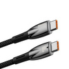 BASEUS kabel Typ C do Typ C Power delivery 100W Glimmer Series CADH000801 2m czarny
