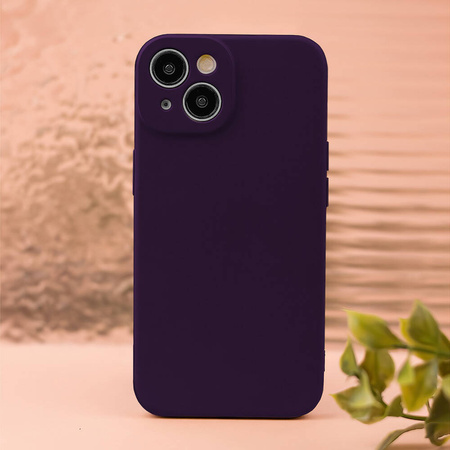 Nakładka Silicon do iPhone 16 Plus 6,7&quot; śliwkowa