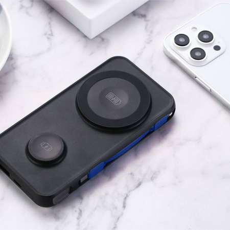 3MK Powerbank PastelUp 10,000mAh 22.5W z Magsafe + ładowanie Apple Watch czarny