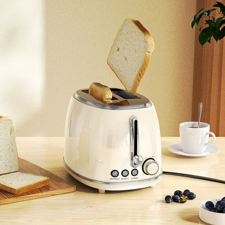 HOCO toster w stylu Retro 850W HE50 biały