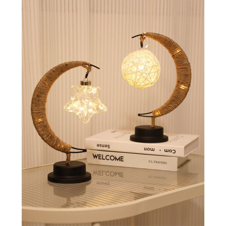 Lampka nocna Rogal gwiazda Art Deco (wzór 3) EID