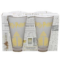 Harry Potter - Zestaw dwóch szklanek w ozdobnym pudełku z kolekcji Golden Magic 490 ml