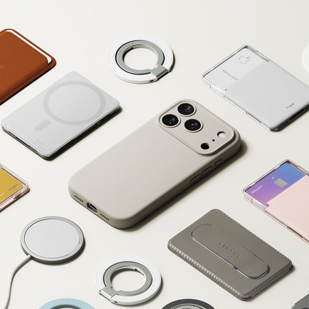 RINGKE SILICONE MAGNETIC MAGSAFE IPHONE 17 PRO STONE