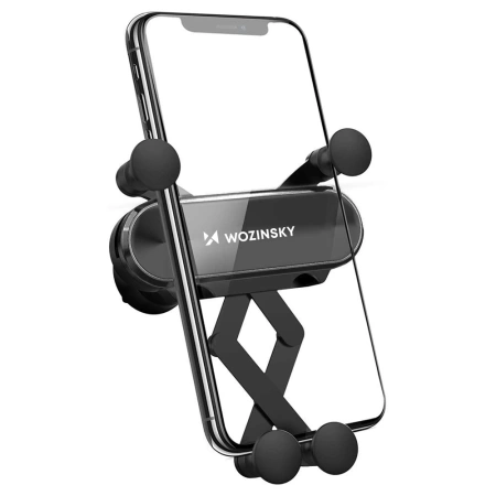Wozinsky Autotelefonhalter Gravity für Lüftungsgitter schwarz (WCH-05)
