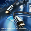USAMS Kabel HDMI - HDMI 2.1 U67 3m 8K czarny/black Ultra HD SJ498HD01 (US-SJ498)