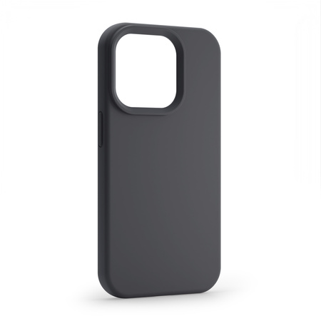 Nakładka Etteri Silicone Case do iPhone 12 / 12 Pro 6,1" czarna