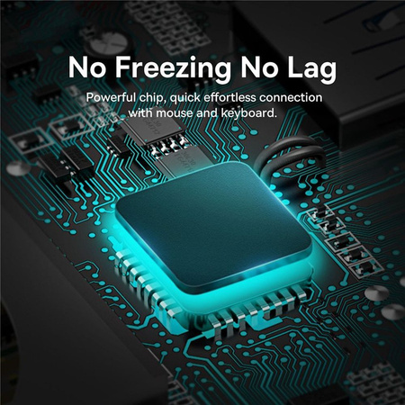 Baseus Metal Gleam Series HUB 7 in 1 USB Type C Docking Station - 1 x HDMI / 1 x VGA / 3 x USB 3.2 Gen. 1/1 x Power Delivery / 1 x RJ-45 Ethernet Gray (WKWG040013)