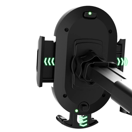 Dudao teleskopowy grawitacyjny uchwyt samochodowy na szybę deskę rozdzielczą czarny (F2S black)