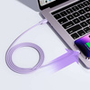 Lightning - USB 2,4A-Kabel 1,2 m Joyroom S-AL012A14 - lila