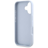 Case IPHONE 16 Guess Grained Big 4G Logo Small Classic Logo blue