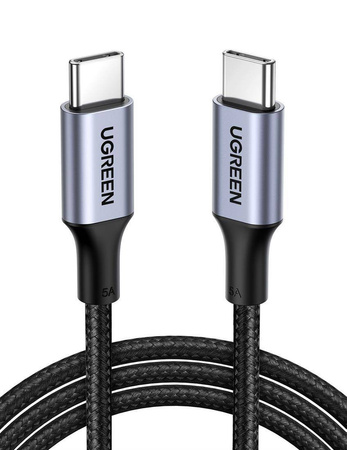 UGREEN US316 Type C to Type C Cable, 100W, 1.5m (black)