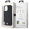 Original Case IPHONE 16 PRO BMW Hardcase Signature Full Wrapped Metal MagSafe (BMHMP16L23PUFWK) black