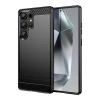 Etui silikonowe Carbon Case do Samsung Galaxy S25 Ultra - czarne