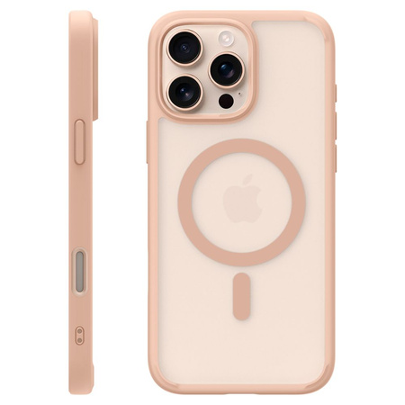 SPIGEN ULTRA HYBRID ”T” MAG MAGSAFE IPHONE 16 PRO FROST ROSE TITANIUM