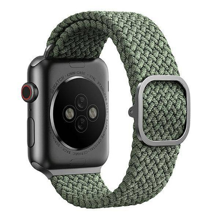 UNIQ pasek Aspen Apple Watch 40/38mm Braided zielony/cypress green