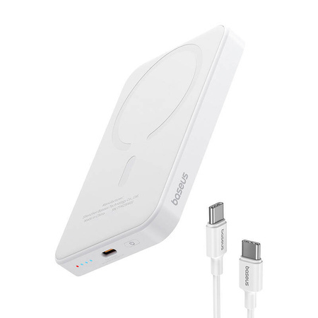 Magnetic Mini Powerbank Baseus 5000mAh 20W (white)