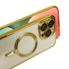 Etui Metal MagS iPhone 15 Plus Złoty