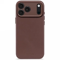 Decoded Leather Backcover case with MagSafe for iPhone 17 Pro Max - brown