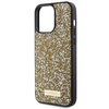 Guess nakładka do iPhone 15 Pro 6,1" GUHCP15LPFGSBSD żółta HC Rhinestone Metal Logo