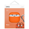 UNIQ etui Nexo AirPods 4 + Ear Hooks Silicone pomarańczowy/volt orange