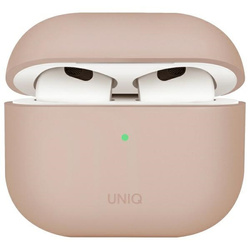 UNIQ etui Lino AirPods 4 Silicone różowy/pink blush
