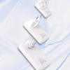 GaN Dudao A65Q 65W USB-A / USB-C PD Ultra-Thin Wall Charger - White