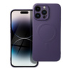 Futerał Silicone Mag Cover kompatybilny z MagSafe do IPHONE 14 PRO MAX ciemny fioletowy