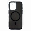 Etui Wozinsky Glitter Case z Mag Safe na Samsung Galaxy S24 FE - czarne z brokatem