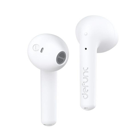 DeFunc Słuchawki Bluetooth 5.3 True Lite bezprzewodowe biały/white 71464