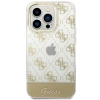 Guess GUHCP14LHG4MHG iPhone 14 Pro 6,1" złoty/gold hardcase 4G Pattern Script