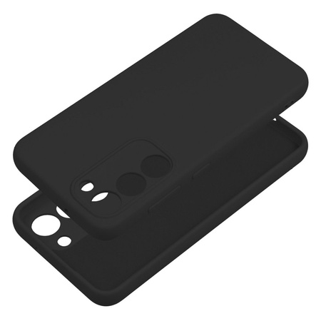 Etui do Samsung S23 czarne + Szkło na ekran + Szkło na aparat