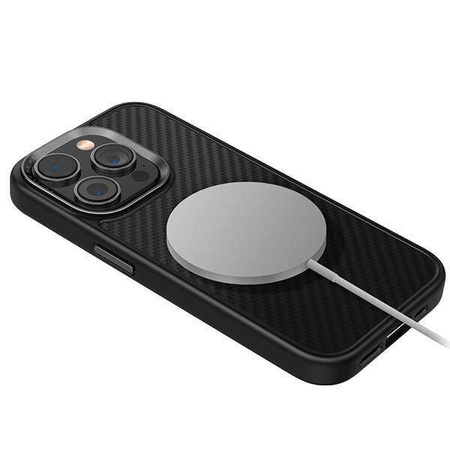 Uniq case Keva iPhone 15 Pro Max 6.7&quot; Magclick Charging black/carbon black