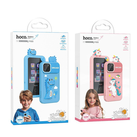 HOCO telefon do gier dla dzieci 2,8" Y103 różowy