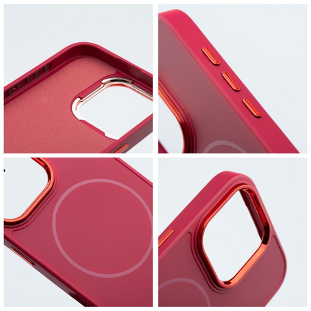 Futerał FRAME MAG COVER kompatybilny z MagSafe do IPHONE 11 magenta