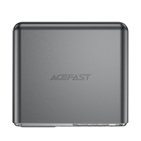 Wielofunkcyjny adapter Acefast Z4 PD 218W GaN 3 x USB-C + USB-A z 4 portami - szary