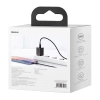 Baseus Super Si 1C szybka ładowarka USB Typ C 20 W Power Delivery + kabel USB Typ C - Lightning 1 m czarny (TZCCSUP-B01)