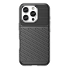 Etui Thunder Case na iPhone 16e silikonowy pancerny pokrowiec - czarne