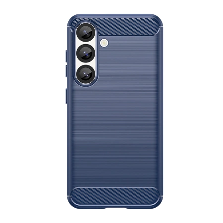 Etui silikonowe Carbon Case na iPhone 16e - niebieskie