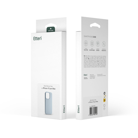 Nakładka Etteri Silicone Case do iPhone 14 6,1" jasnoniebieska