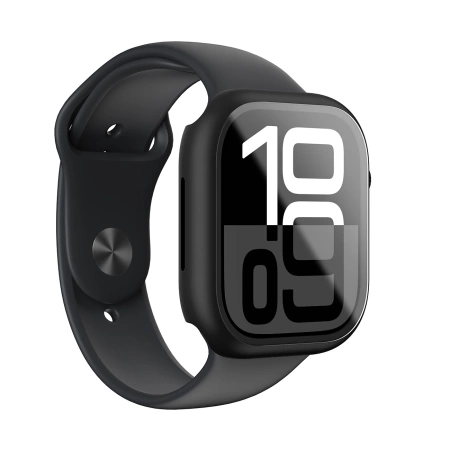 AmazingThing Radix Glass Case für Apple Watch 42 mm, Schwarz