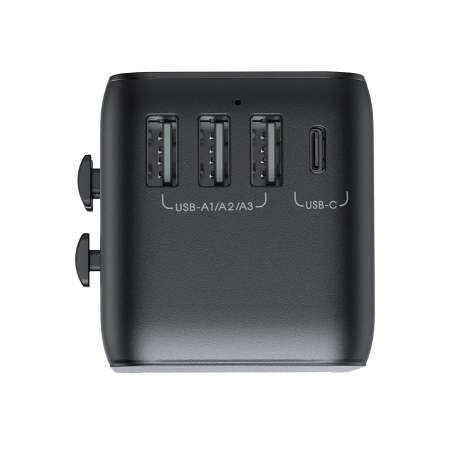 Joyroom JR-TCW01 Reiseadapter universal 17W EU / US / UK / JP / AU / CN - Schwarz